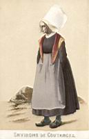 1850, costume feminin de Basse-Normandie, Environs de Coutances.jpg